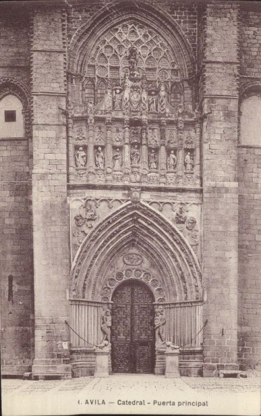 Avila, Catedral, Puerta principal