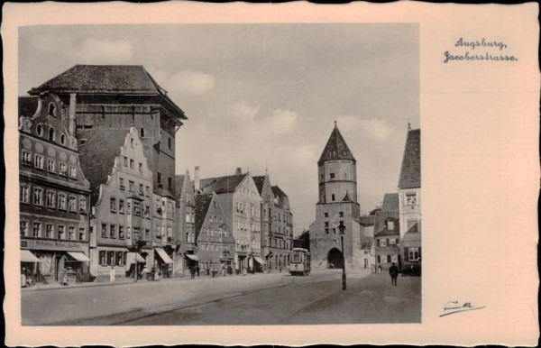 Augsburg, Jacoberstrasse Vorderseite