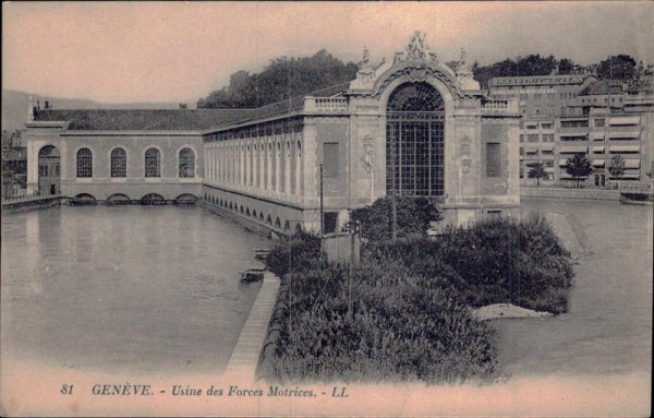 Genève - Usine des Forces Motrices Vorderseite
