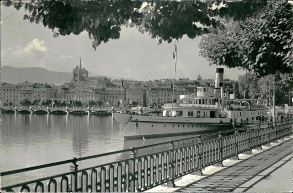 Genève - Le Quai du Mont Blanc Vorderseite