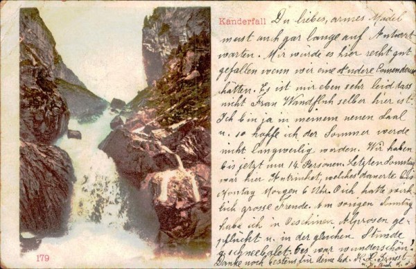 Kanderfall Vorderseite