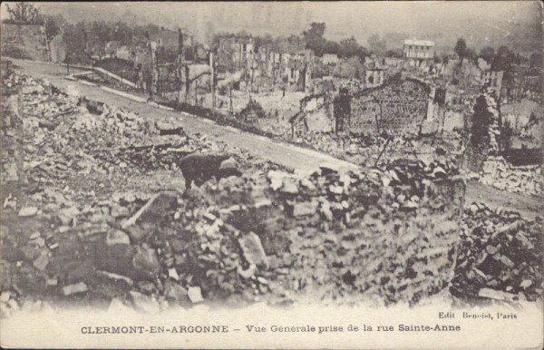 Clermont-en-Argonne, rue Sainte-Anne