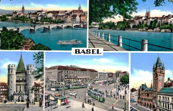 Basel in den 1950-ern Vorderseite