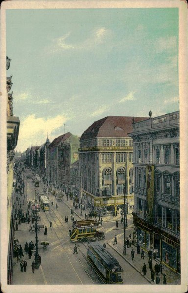 Berlin, Leipziger-Ecke, Friedrichstrasse Vorderseite