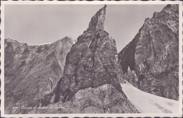 Cabane et Clocher de Bertol Vorderseite