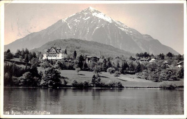 Hôtel Belvédère in Spiez Vorderseite