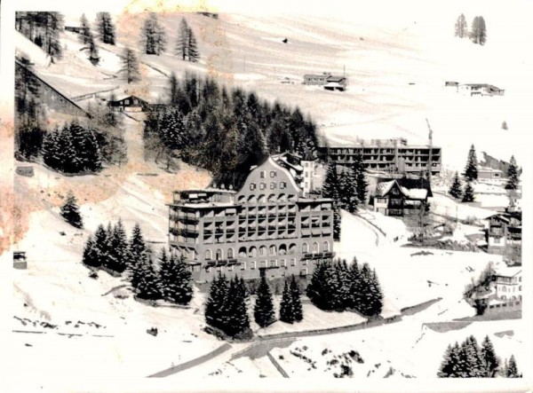 7260 Davos Dorf, Salzgäbastrasse 9, Haus abgebrochen und neu Gebaut- Utoring Guardaval Zürich /Salzgäbastrasse 6,10,12 Vorderseite
