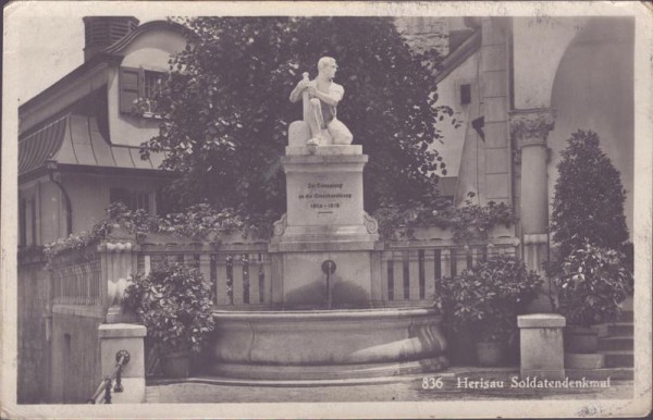 Herisau, Soldatendenkmal Vorderseite