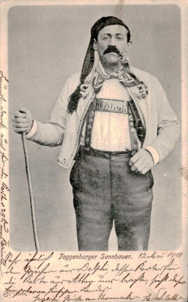 Toggenburger Sennbauer Vorderseite