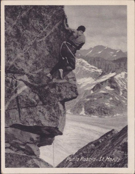 Punta Rascia, St. Moritz, Turmac-Zigaretten Vorderseite