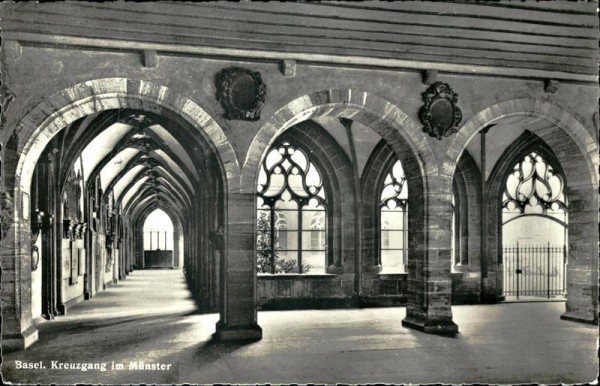 Basel/Kreuzgang im Münster Vorderseite