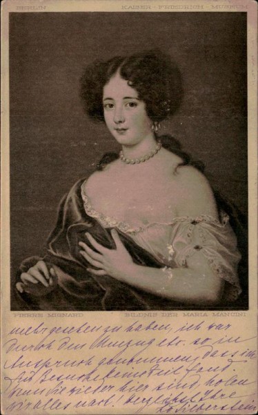 Pierre Mignard - Bildnis der Maria Mancini Vorderseite