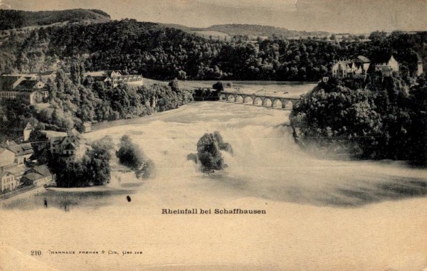 Rheinfall bei Schaffhausen Vorderseite