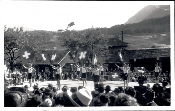 unbekannte Veranstaltung, Foto W. Hug, Glarus Vorderseite