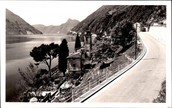 Lago di Lugano. Strada di Gandria. Oria Vorderseite