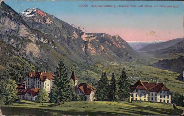 Walenstadt, Wallenstadtberg, Sanatorium Vorderseite