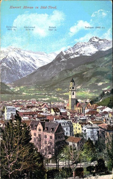 Meran im Süd-Tirol Vorderseite