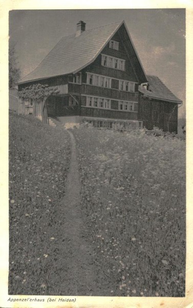 Appenzellerhaus bei Heiden Vorderseite