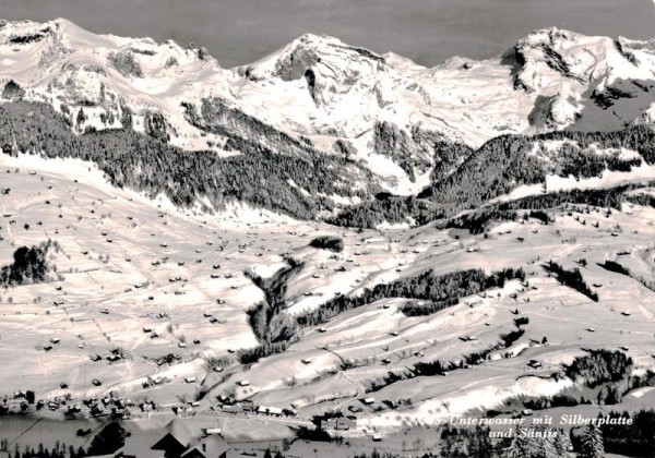 Unterwasser mit Silberplatte und Säntis Vorderseite