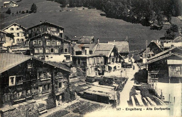 Engelberg, Alte Dorfpartie Vorderseite