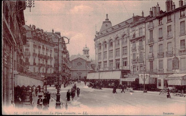 Grenoble - La Place Grenette Vorderseite