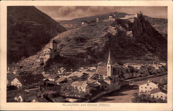 Klausen am Eisak (Tirol) Vorderseite