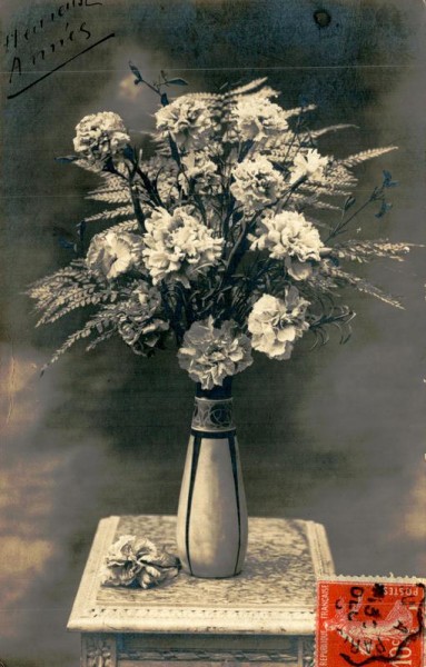 Blumen in Vase Vorderseite