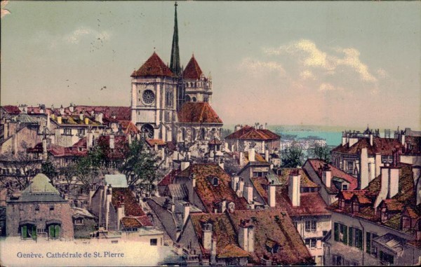 Genève. Cathedrale de St.Pierre Vorderseite