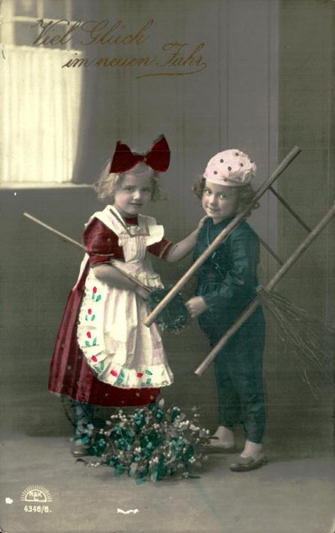 Viel Glück im neuenJahr Vorderseite