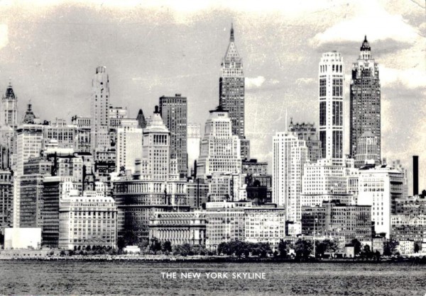Skyline von New York Vorderseite