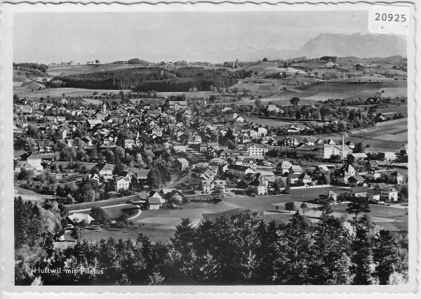 Huttwil - Generalansicht mit Pilatus