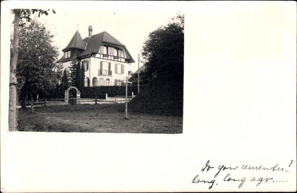 Unbekanntes Haus, Schwarzenburg? Vorderseite