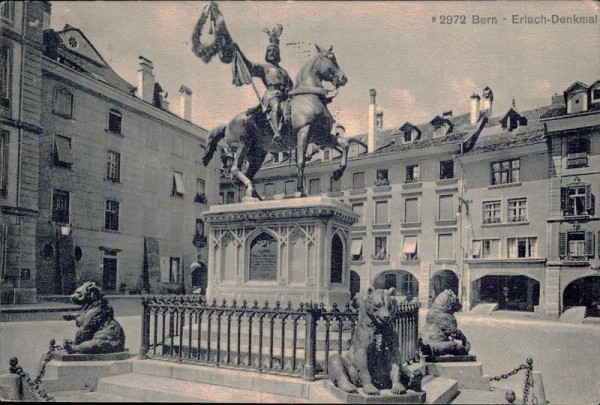Bern - Erlach-Denkmal Vorderseite