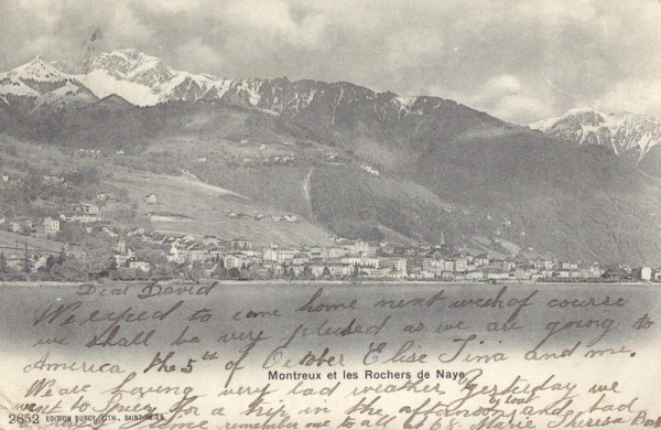Montreux  Vorderseite