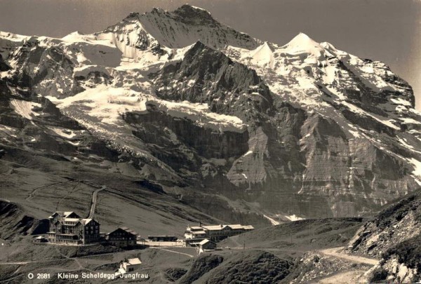 Kleine Scheidegg, Jungfrau Vorderseite