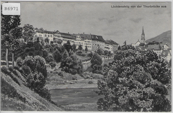 Lichtensteig von der Thurbrücke aus