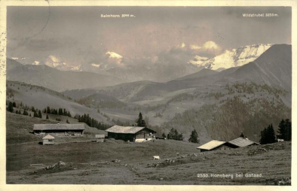 Hornberg bei Gstaad Vorderseite