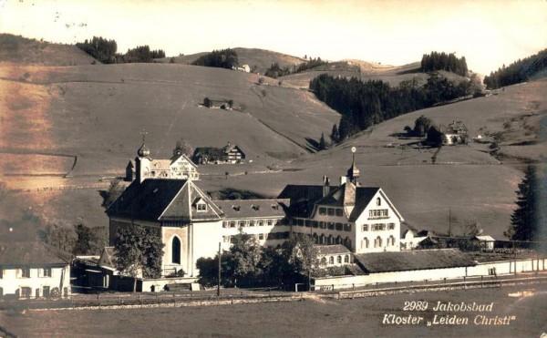 Jakobsbad. Kloster Leiden Christi. 1920 Vorderseite