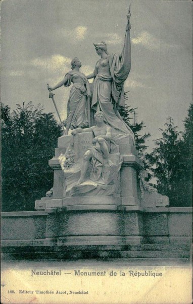 Neuchâtel/Monument Vorderseite
