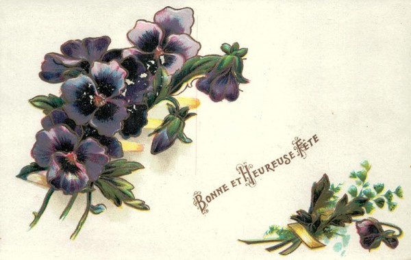 Bonne et heureuse Fete Vorderseite