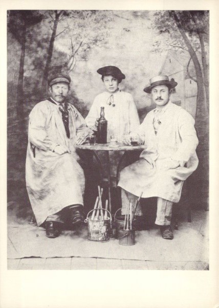 Drei Maler in Ménilmontant