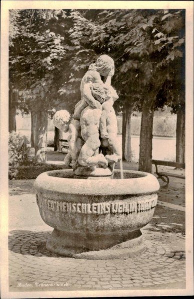 Baden. Tränenbrünneli Vorderseite