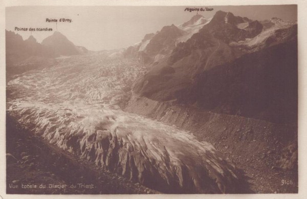 Vue du Glacier du Trient Vorderseite