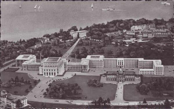 Genève - Le Nouveau Palais des Nations et le B.I.T.