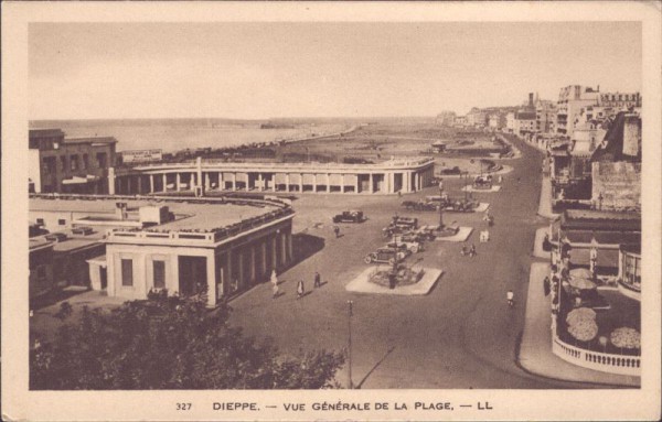 Dieppe, vue Générale de la Plage