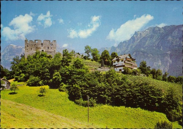 Kurhaus Gräpplang, Flums Vorderseite