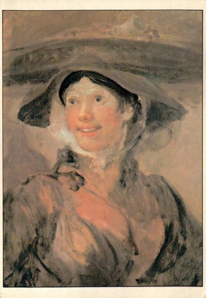 The Shrimp Girl, Hogarth William Vorderseite