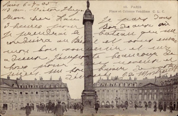 Paris et Colonne Vendôme