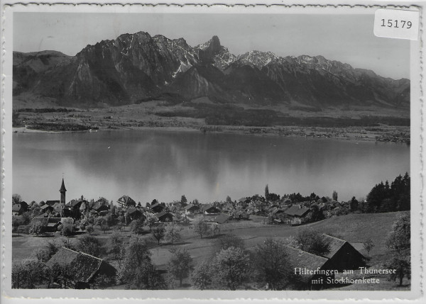 Hilterfingen am Thunersee mit Stockhorn-Kette