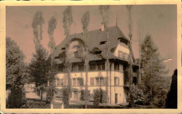 Schloss Buholz, Ruswil um 1930 Vorderseite